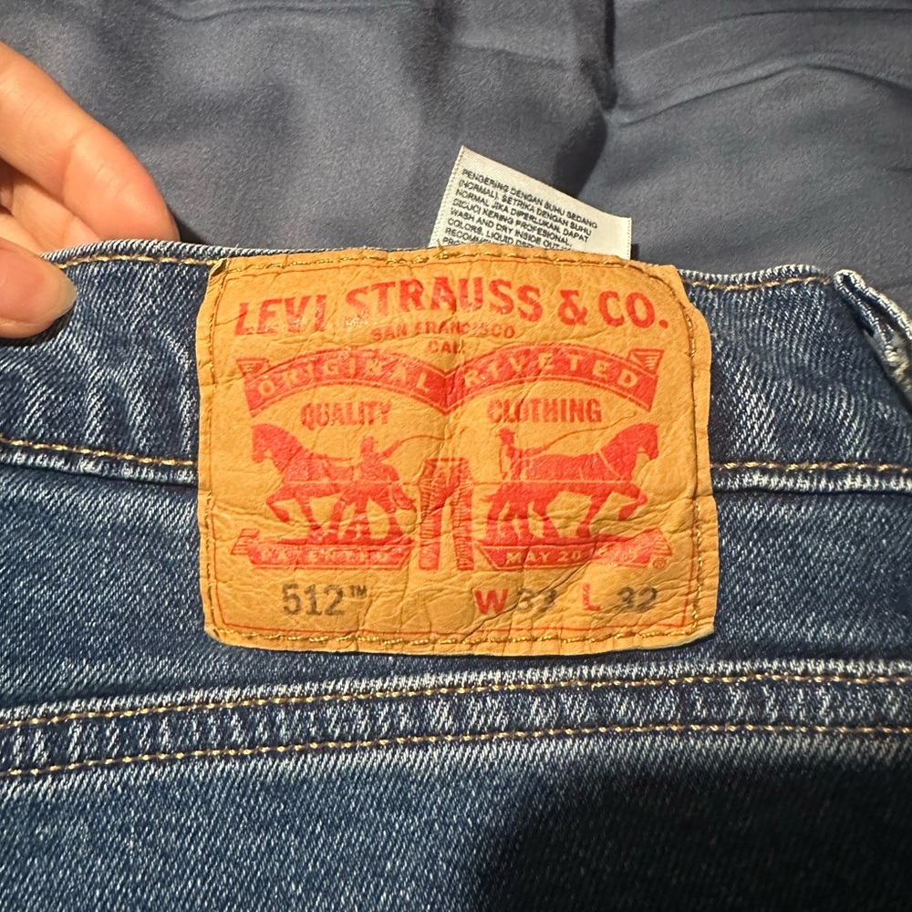 Levi's 512 Men Dark Jeans - Picture 4 of 5